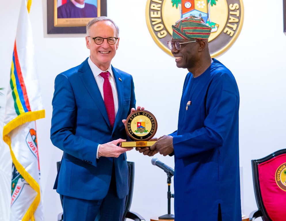 GOV. SANWO-OLU RECEIVES THE PARLIAMENTARY SECRETARY TO THE MINISTER OF FOREIGN AFFAIRS OF CANADA